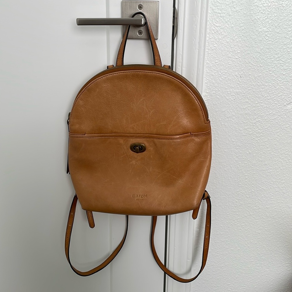 Margot New York Leather Backpack Purse
